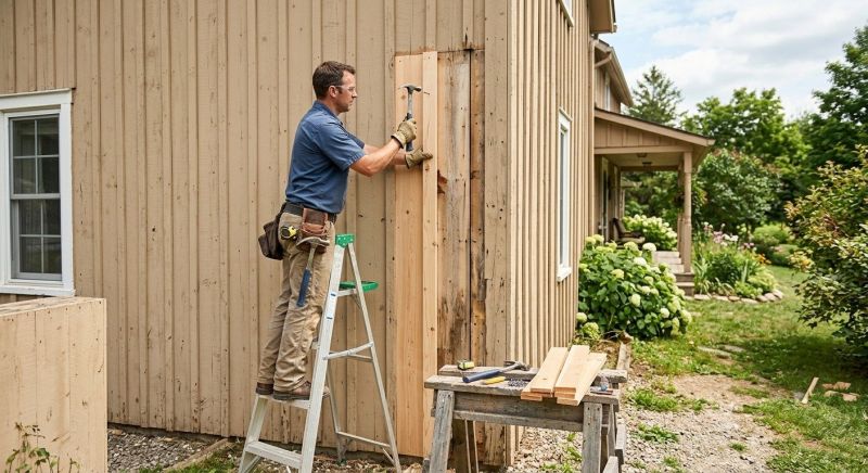Wood Siding Repair Service